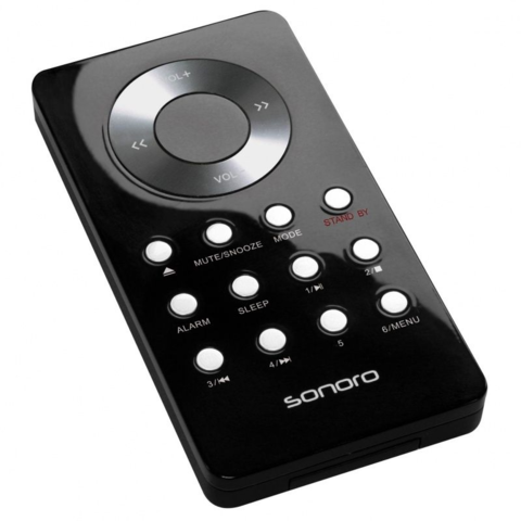 Sort mediaafspiller til smartphone